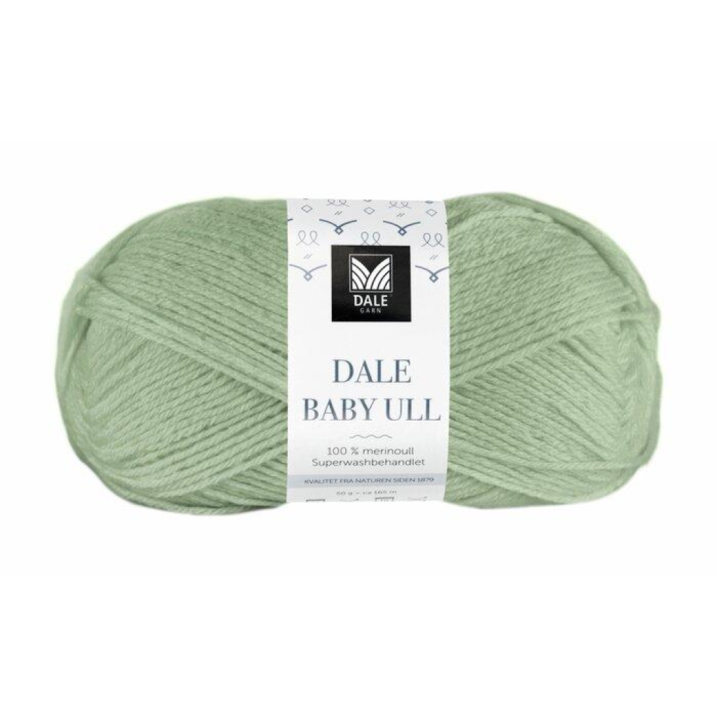 Baby Ull - Dus jadegrønn