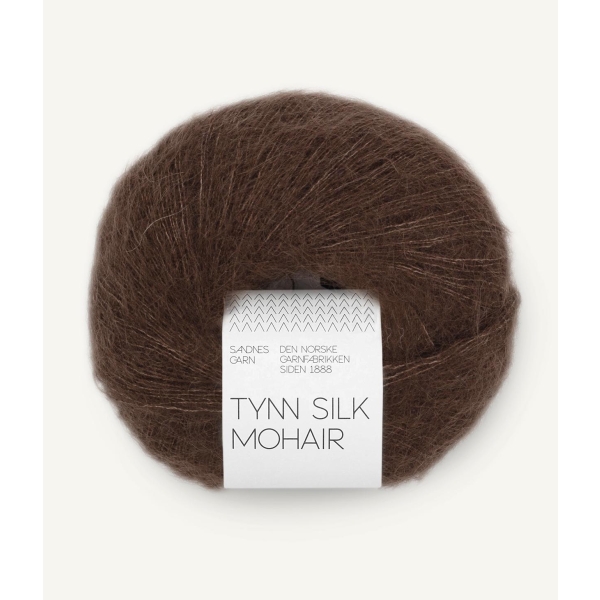 3091 Tynn Silk Mohair Cacao nibs