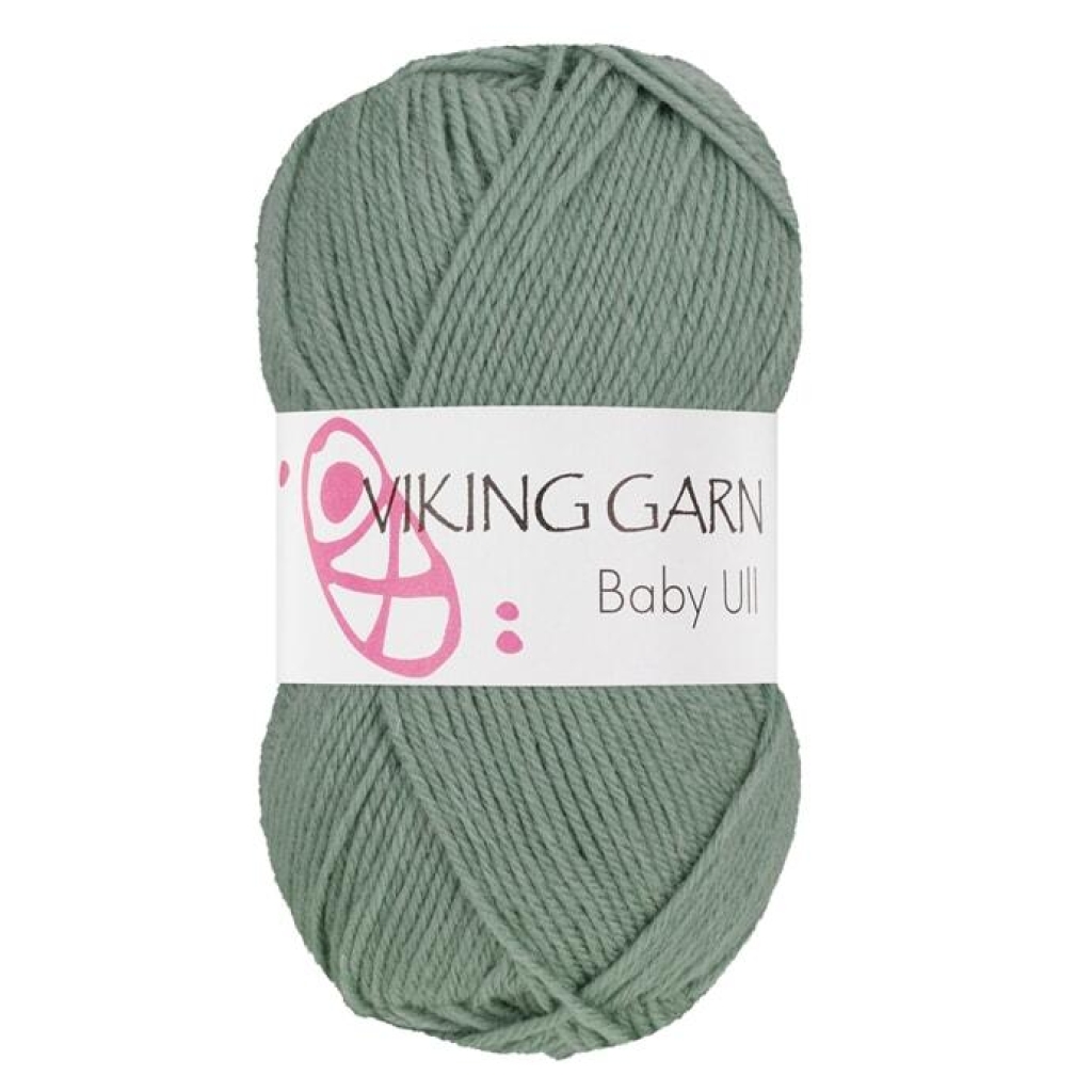BABY ULL Grågrønn - 338