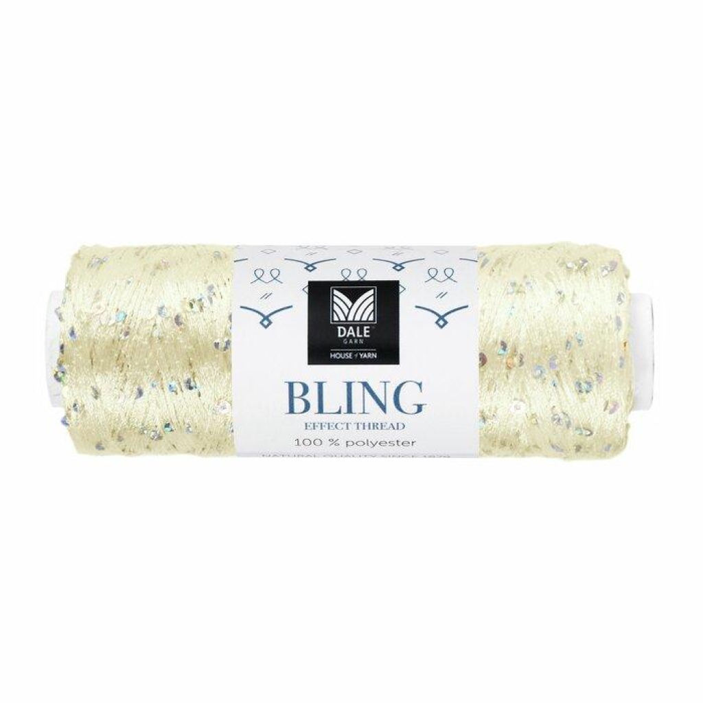Bling Effekttråd - Offwhite