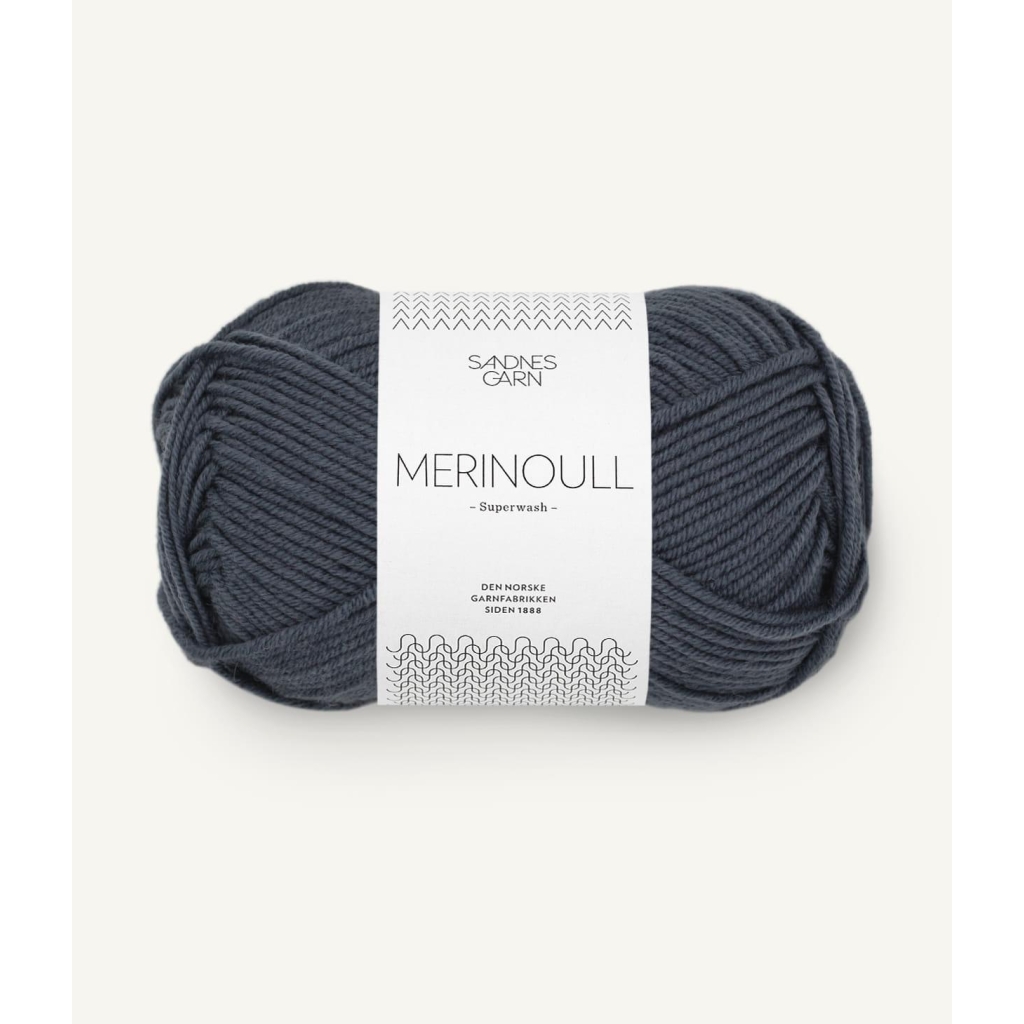6071 Merinoull Gråblå