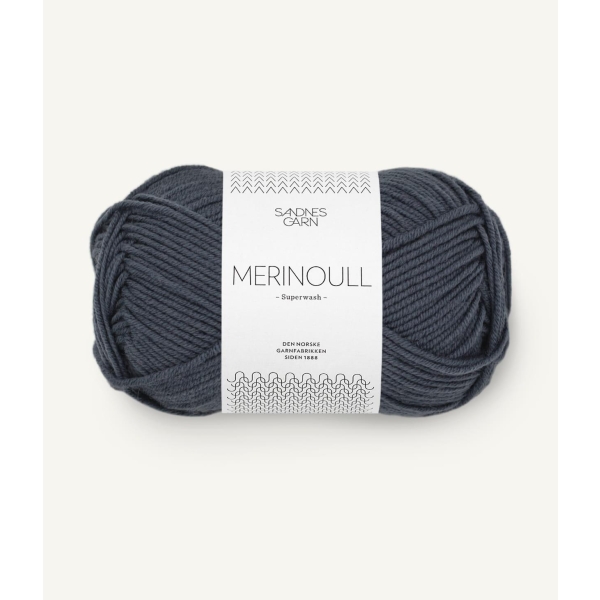 6071 Merinoull Gråblå