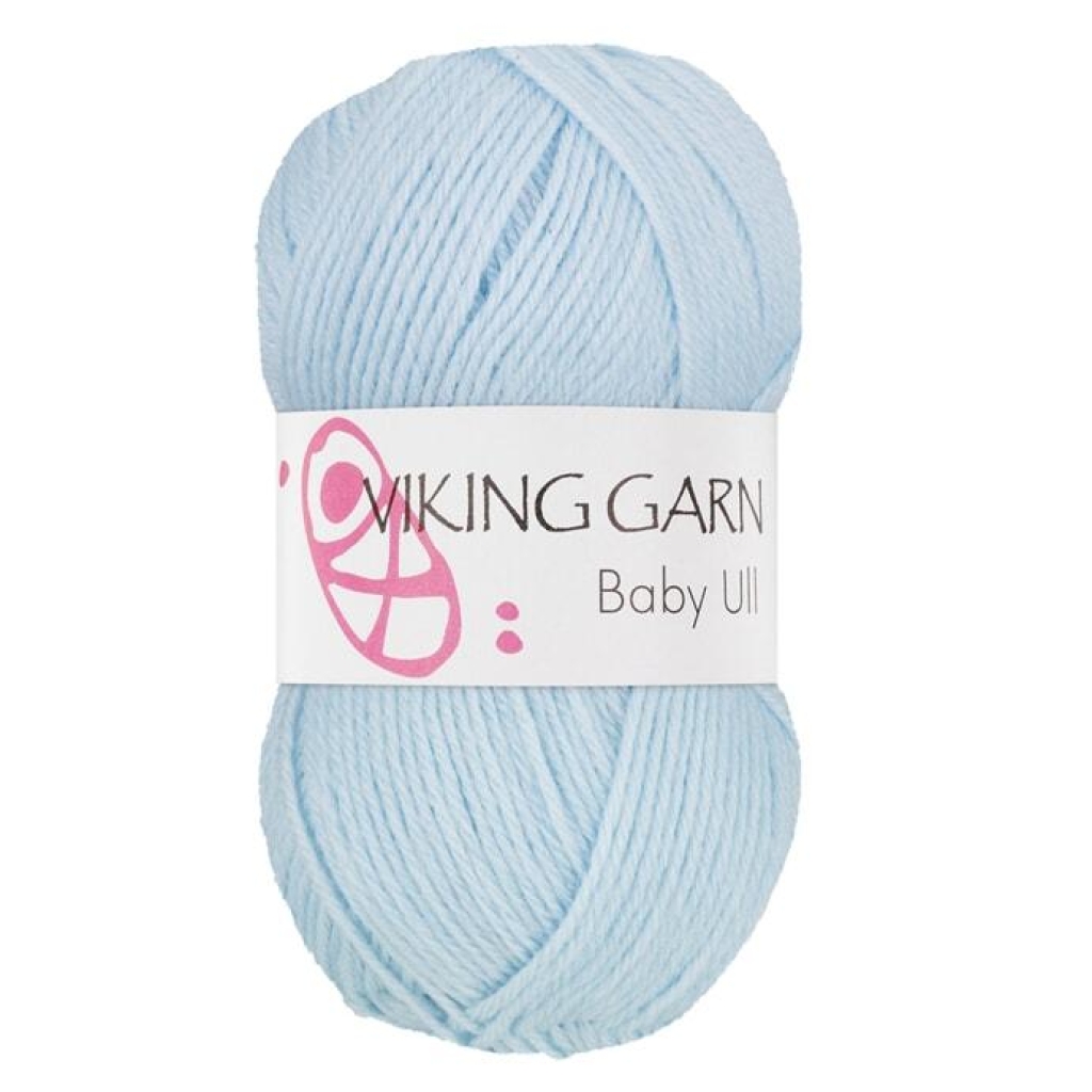 BABY ULL Lys blå - 320