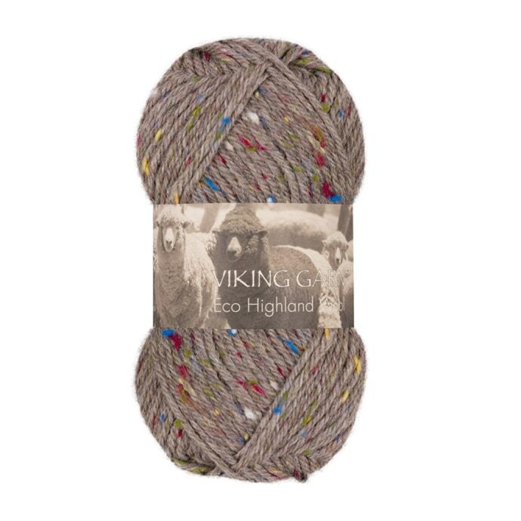 ECO HIGHLAND WOOL Grå tweed - 274