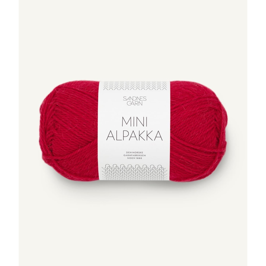 4219 Mini Alpakka Rød