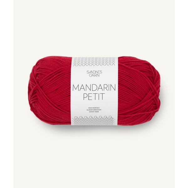 4418 Mandarin Petit Mørk Rød