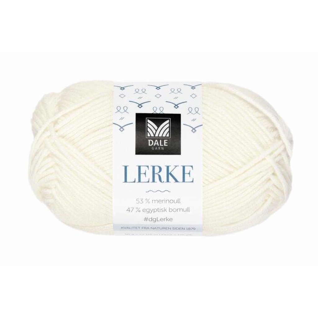 Lerke - Halvbleket hvit