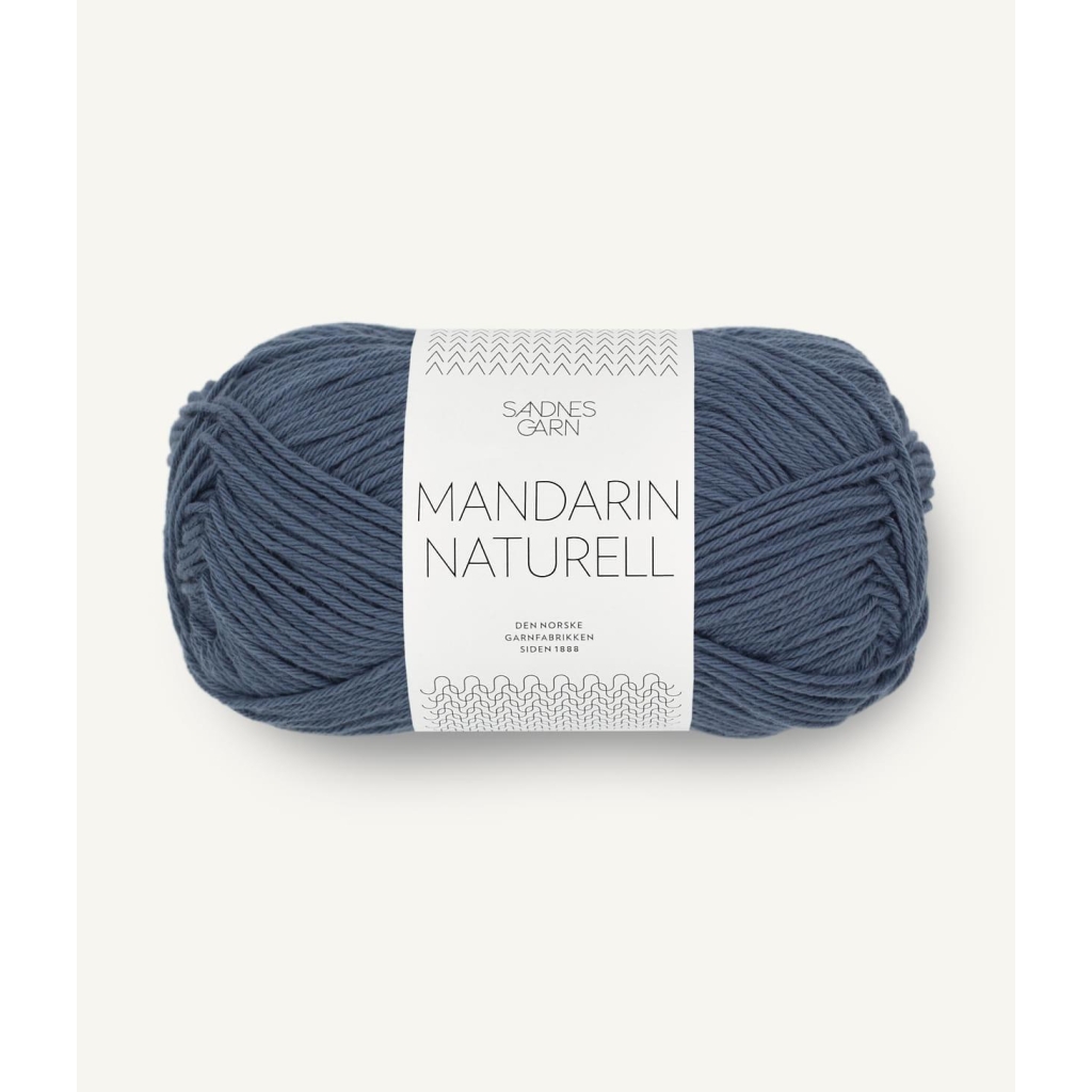 6061 Mandarin Naturell Mørk Gråblå