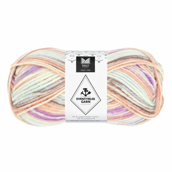 Eventyrlig garn - Rosa striper