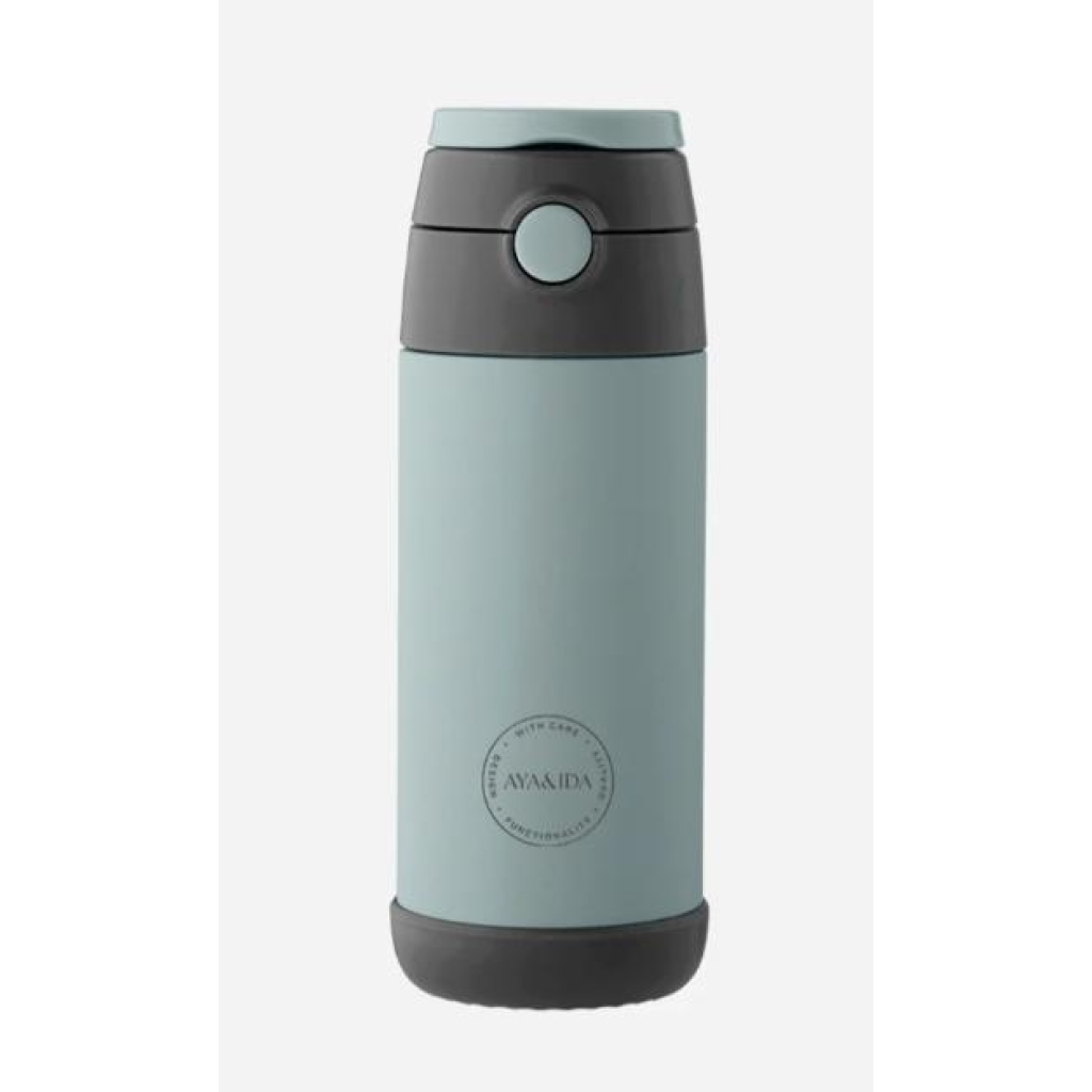 Kids straw bottle mint green 350ml