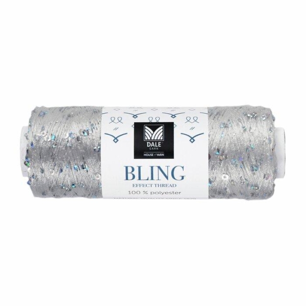 Bling Effekttråd - Grå