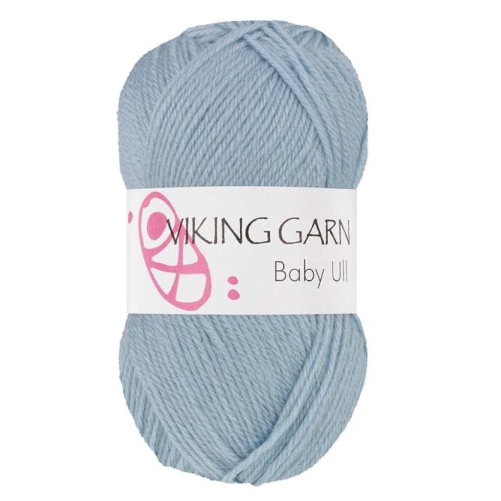 BABY ULL Gråblå - 322