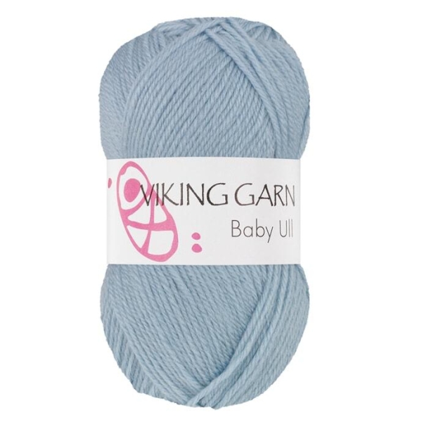 BABY ULL Gråblå - 322