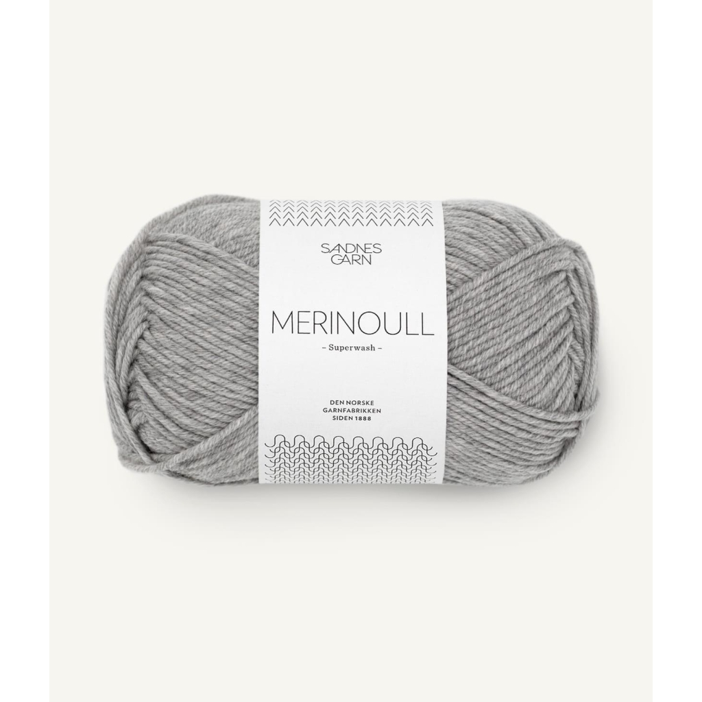 1042 Merinoull Gråmelert
