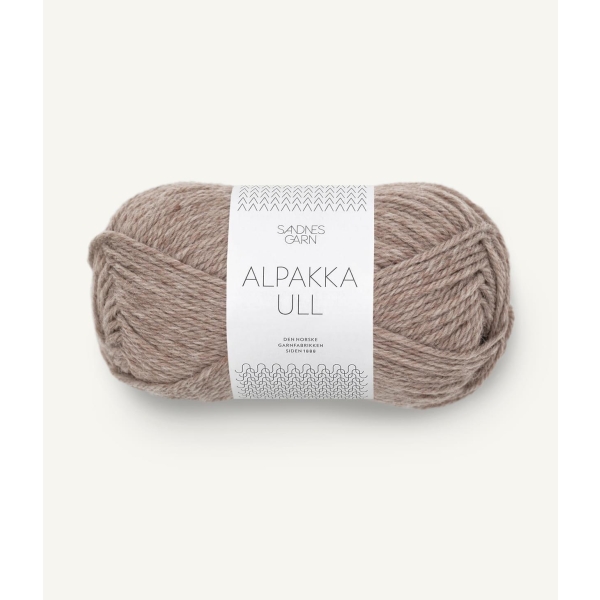 2650 Alpakka Gråbeigemelert
