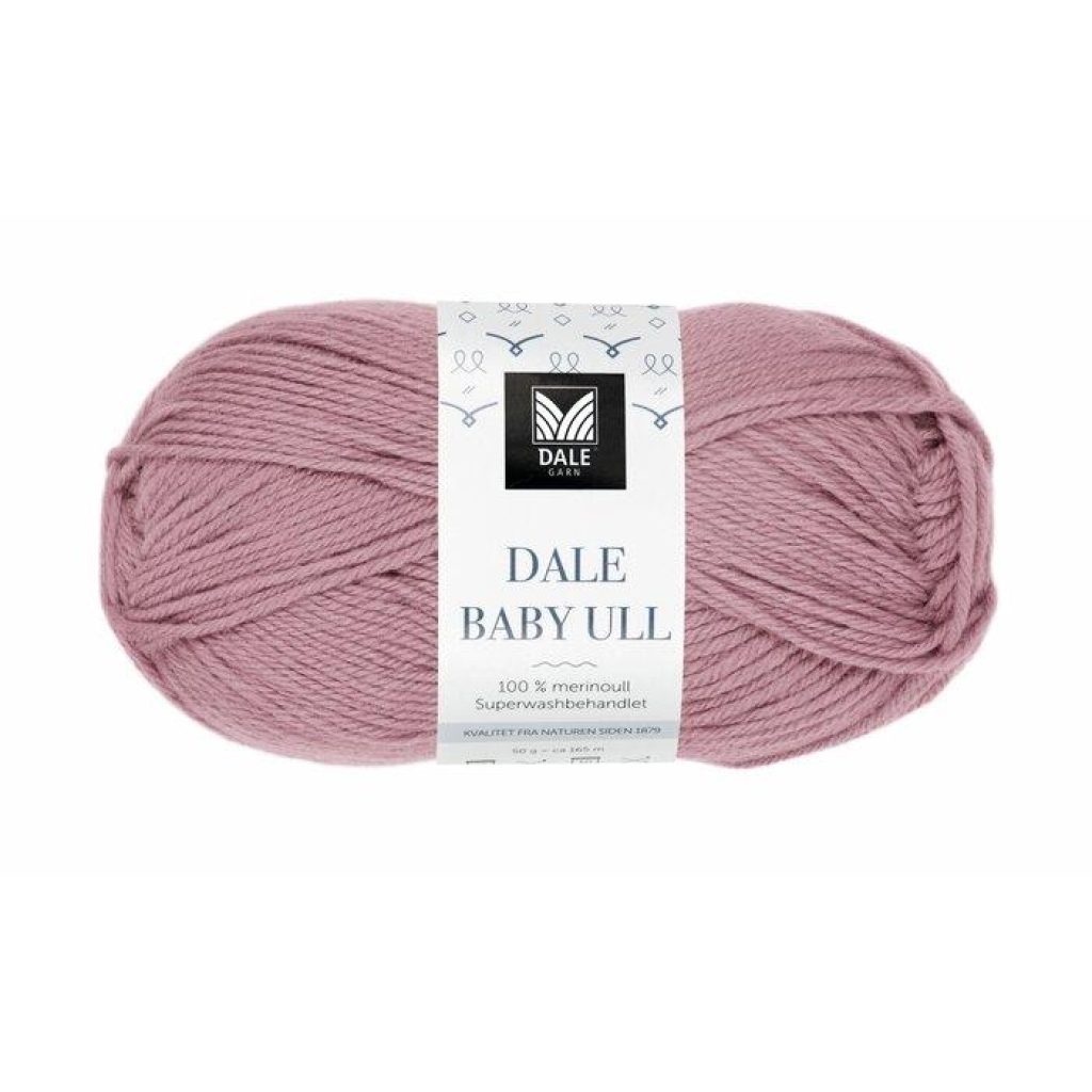 Baby Ull - Mørk gammelrosa
