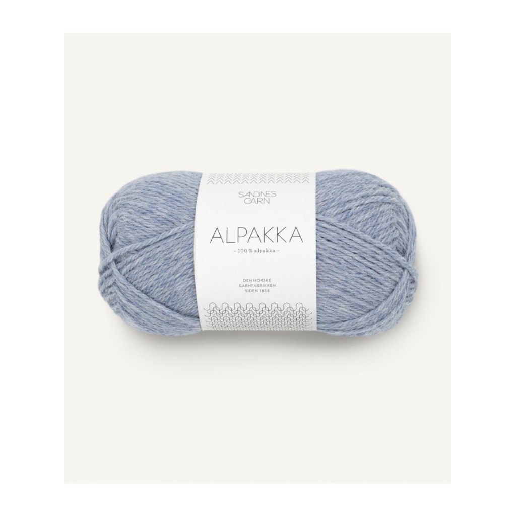 6221 Alpakka Lys Blåmelert