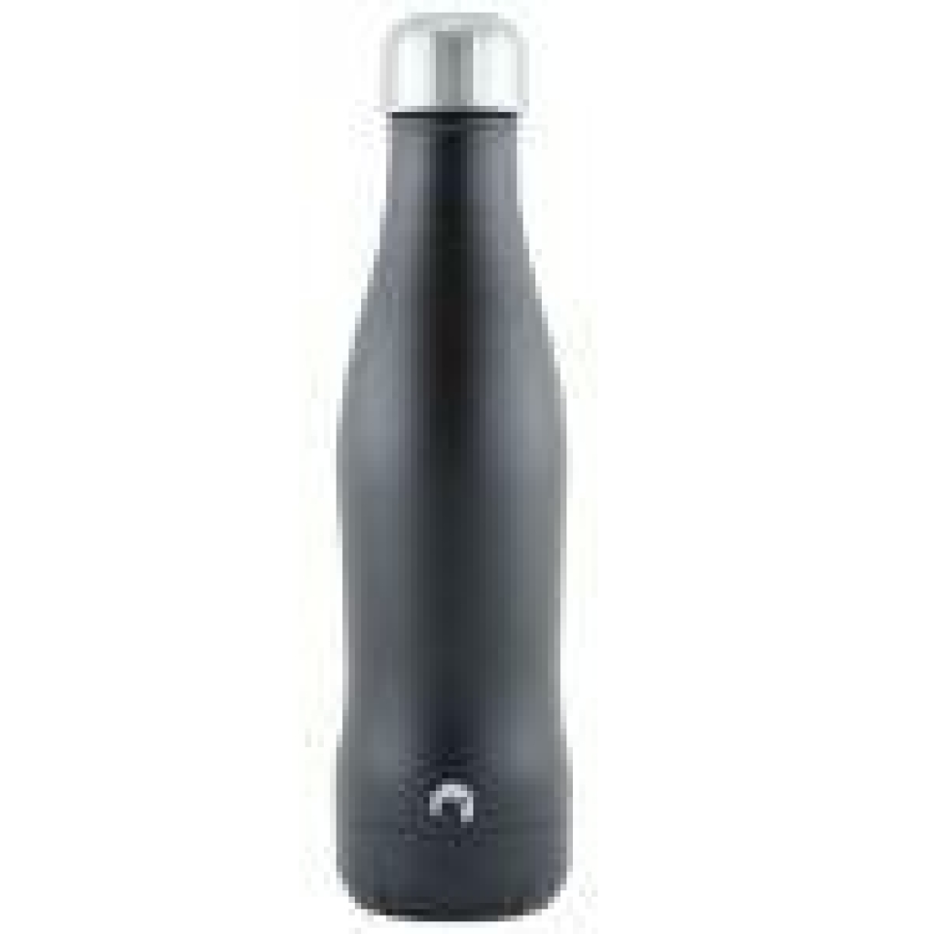 Termoflaske "Curve" Stal solid black