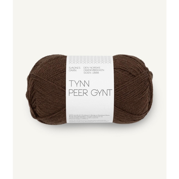 3082 Tynn Peer Gynt Mørk brun Nm 12,3/3