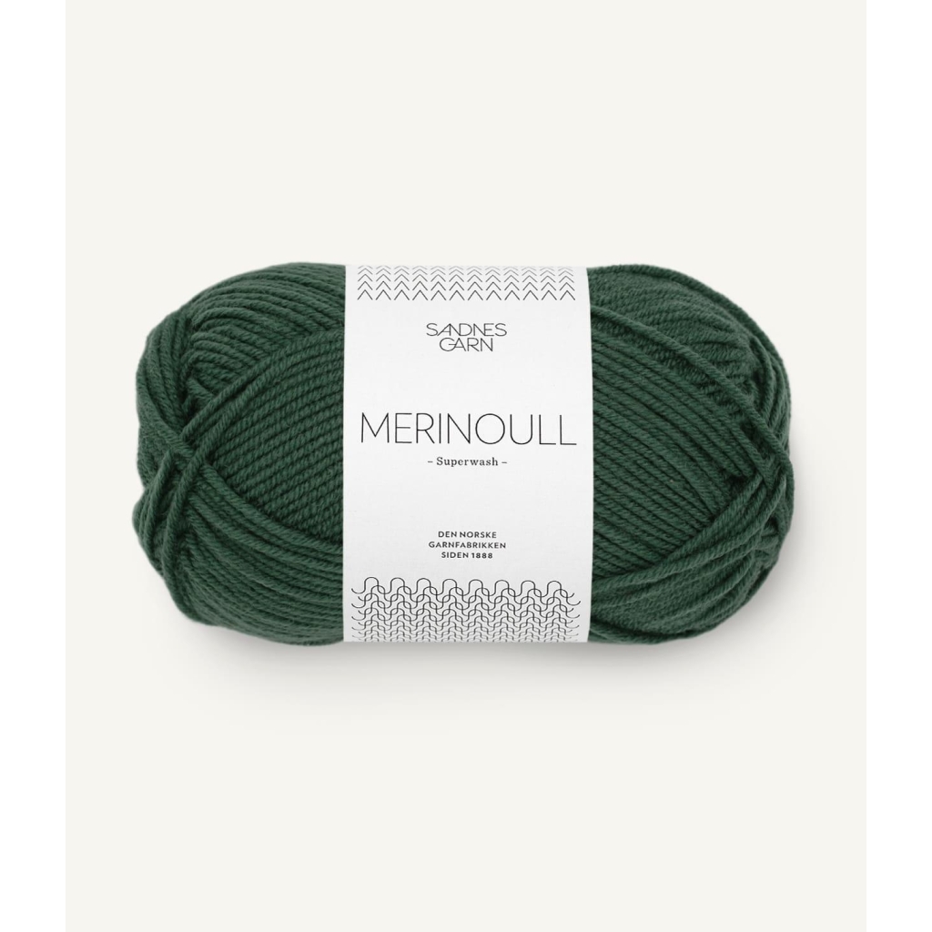 8581 Merinoull Dyp skoggrønn