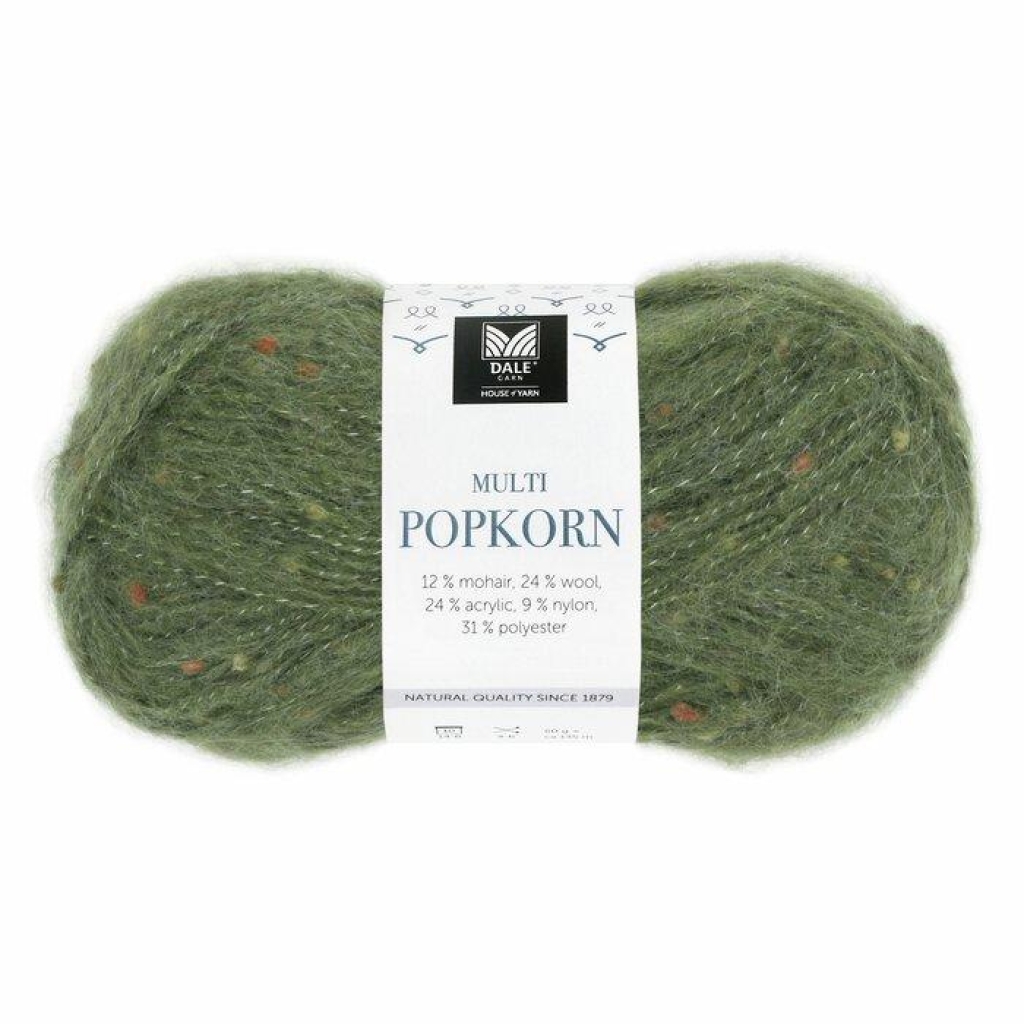 Multi Popkorn - Armygrønn