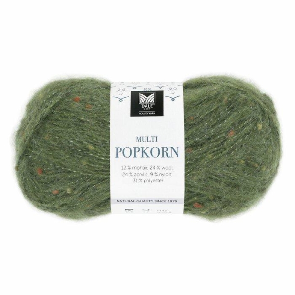 Multi Popkorn - Armygrønn