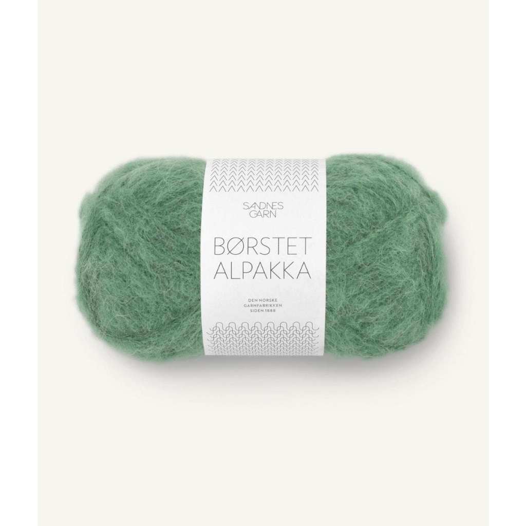 8062 Børstet Alpakka Grønn Myrt