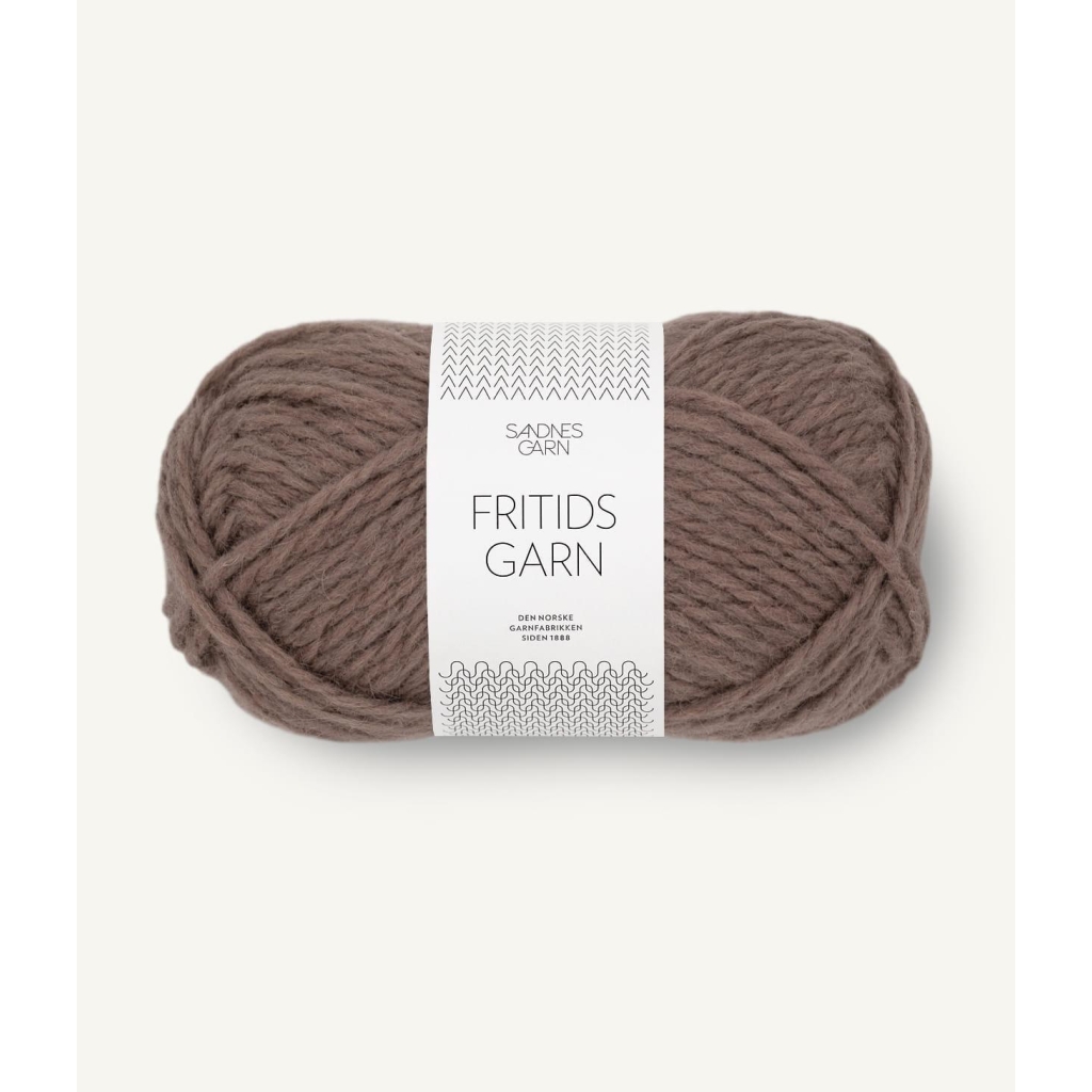 3161 Fritidsgarn Mellombrun