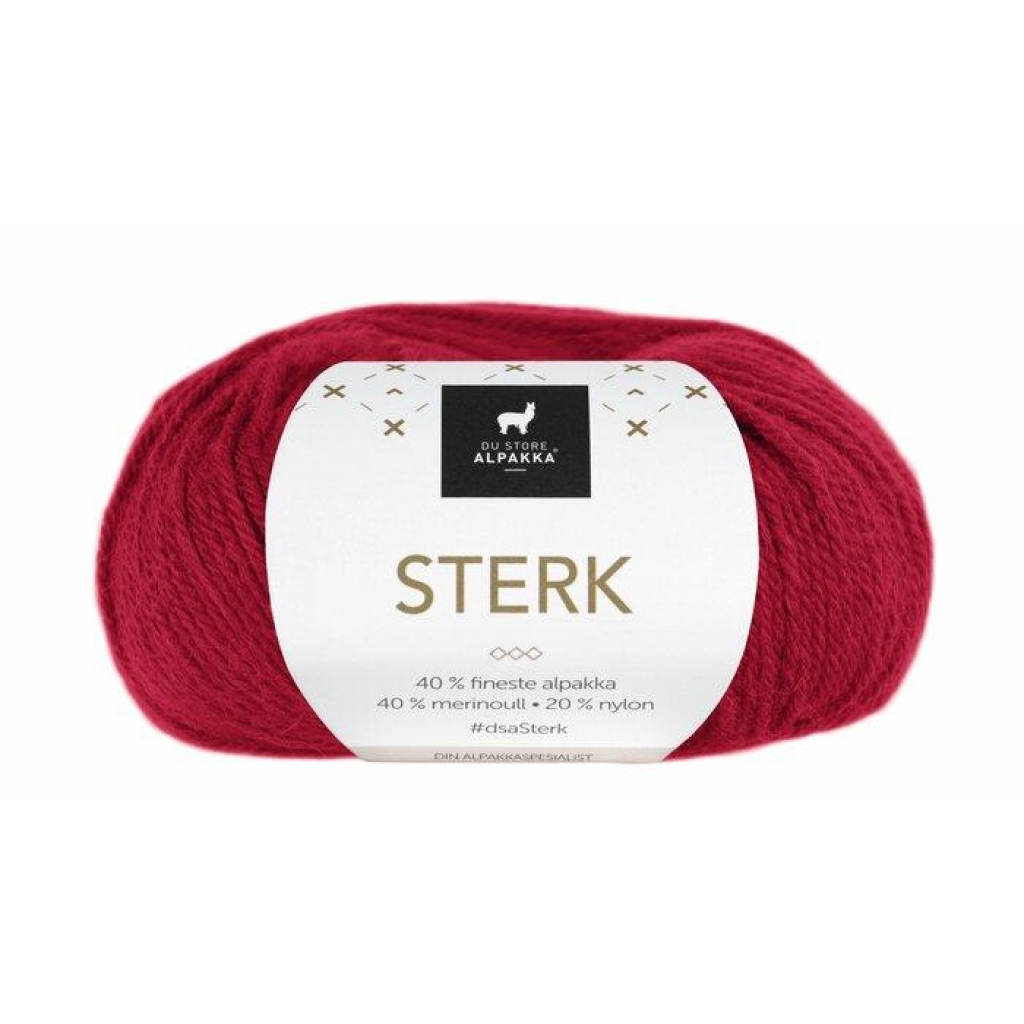 STERK Mørk rød - 819