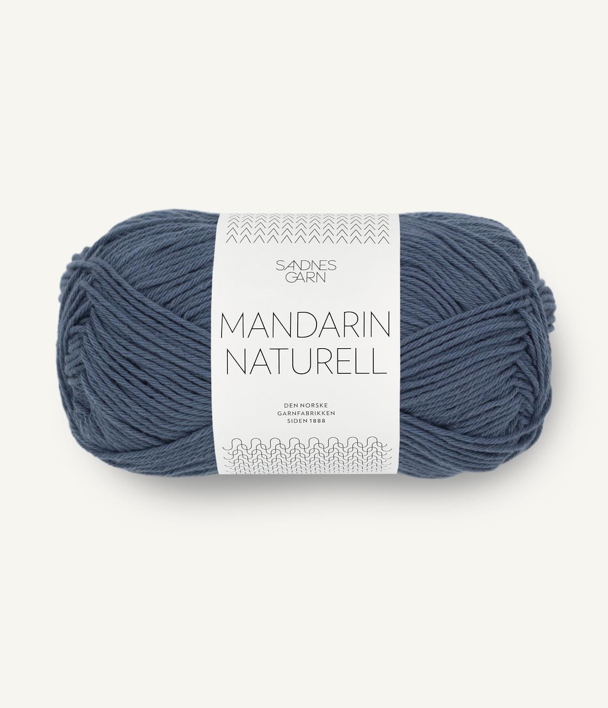 6061 Mandarin Naturell Mørk Gråblå