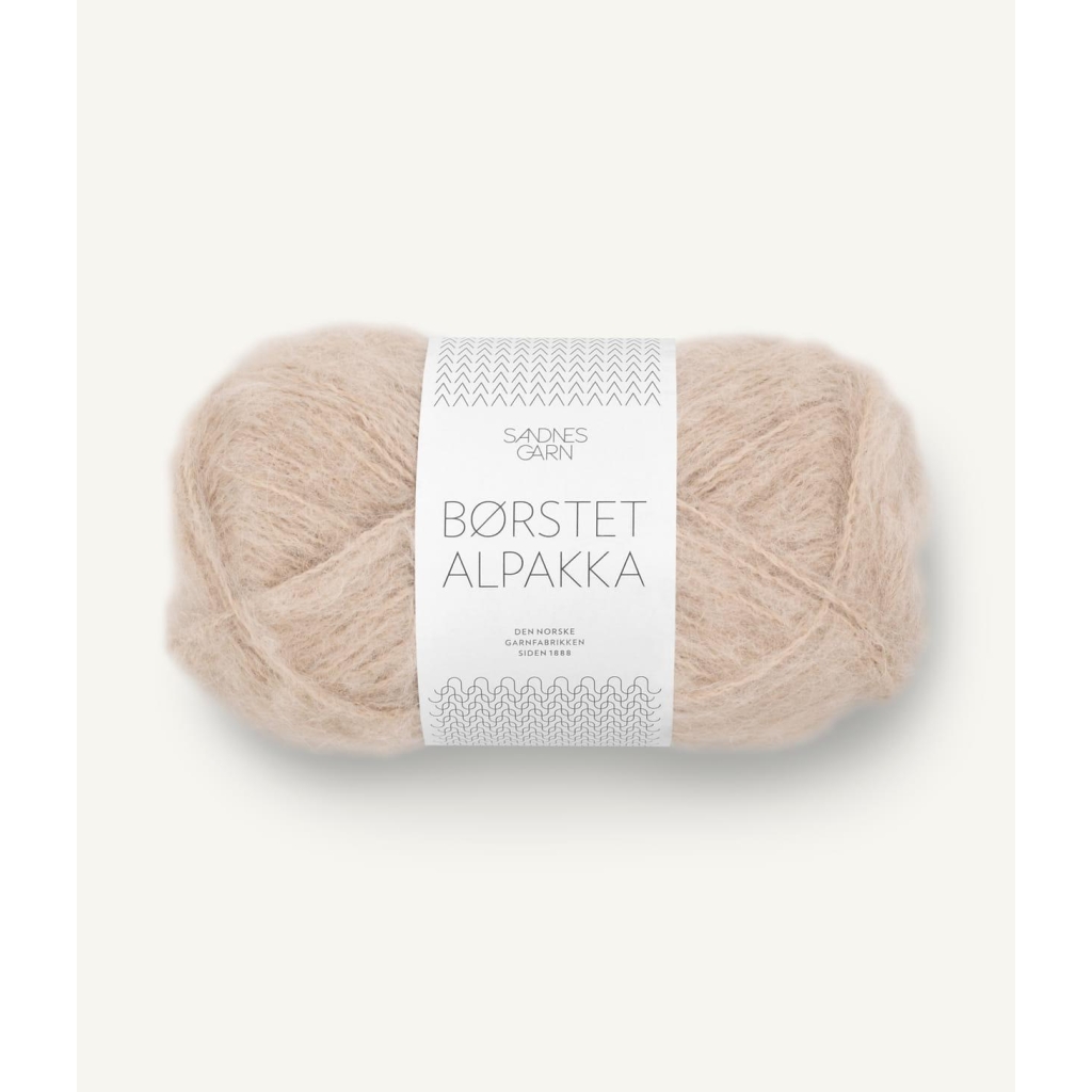 3021 Børstet Alpakka Beige