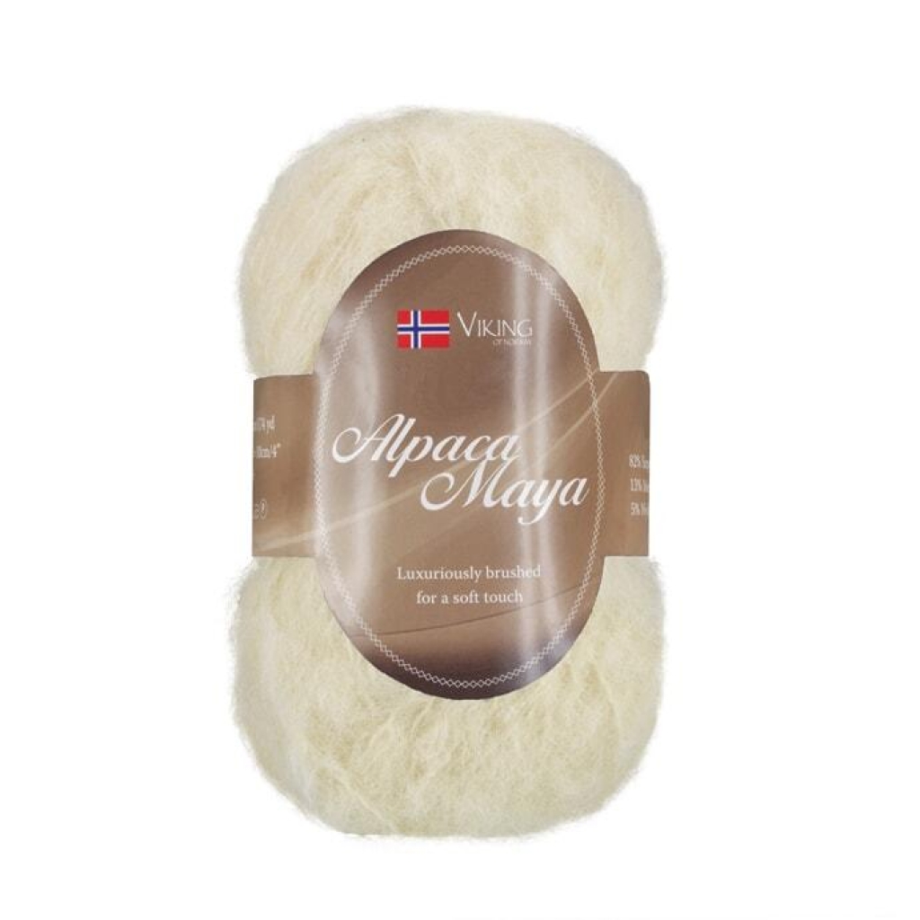 ALPACA MAYA Naturhvit - 702