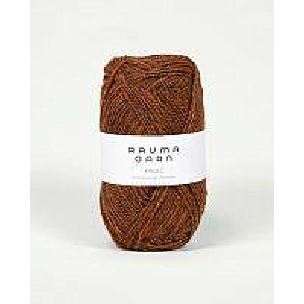 FINULL 4121 Mørk oransje mørkmelert