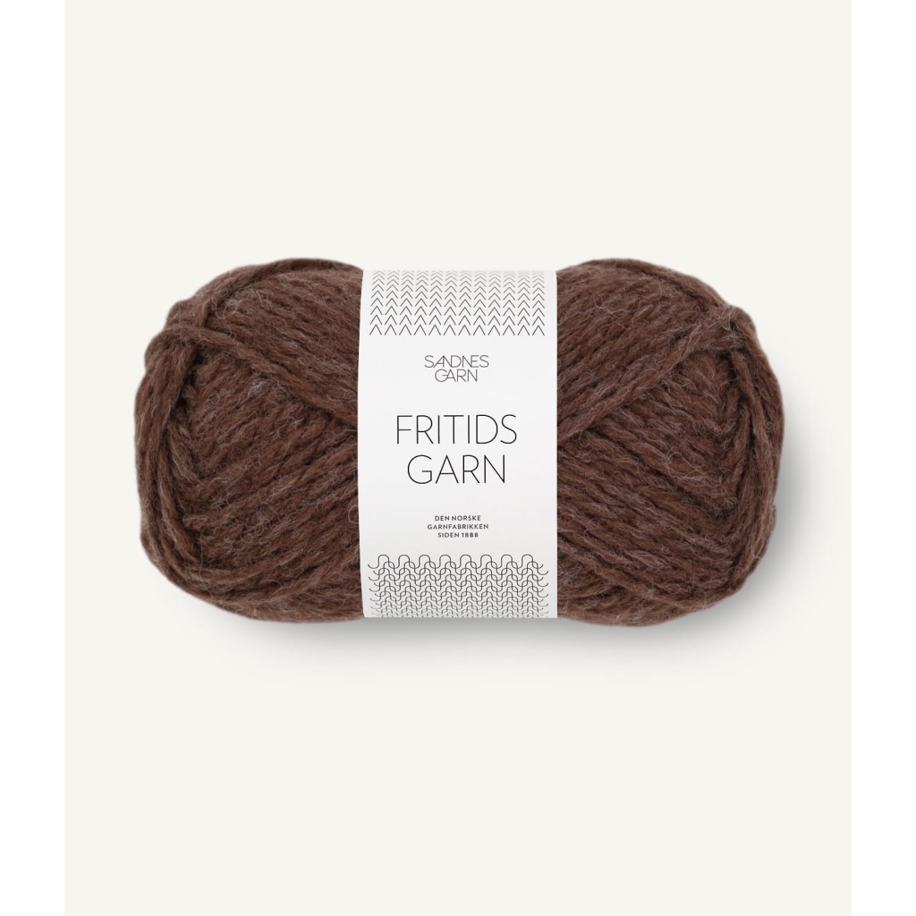 4071 Fritidsgarn Mørk Brun