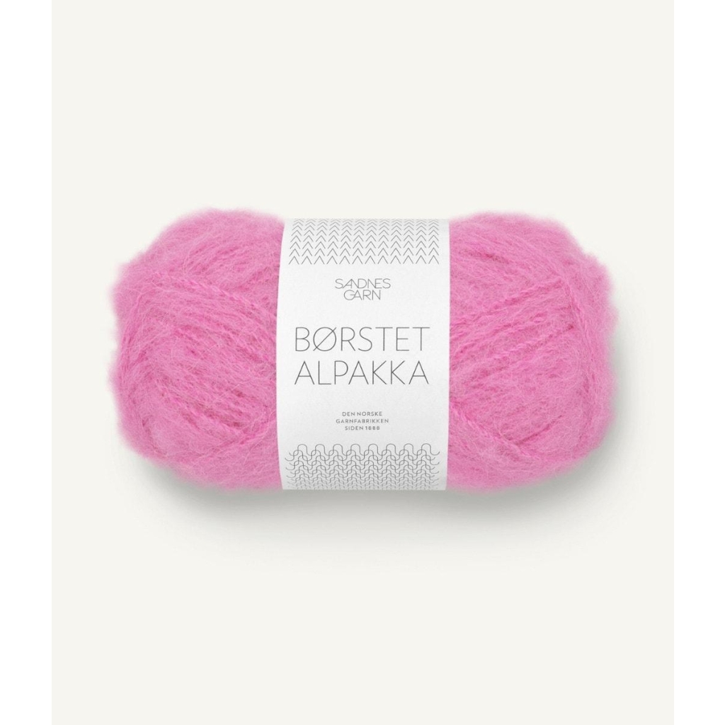 4626 Børstet Alpakka Shocking Pink