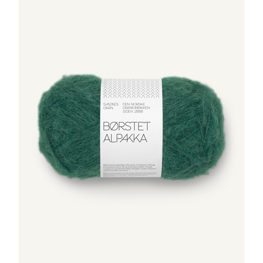 7772 Børstet Alpakka Rain forest Nm 2,2/1