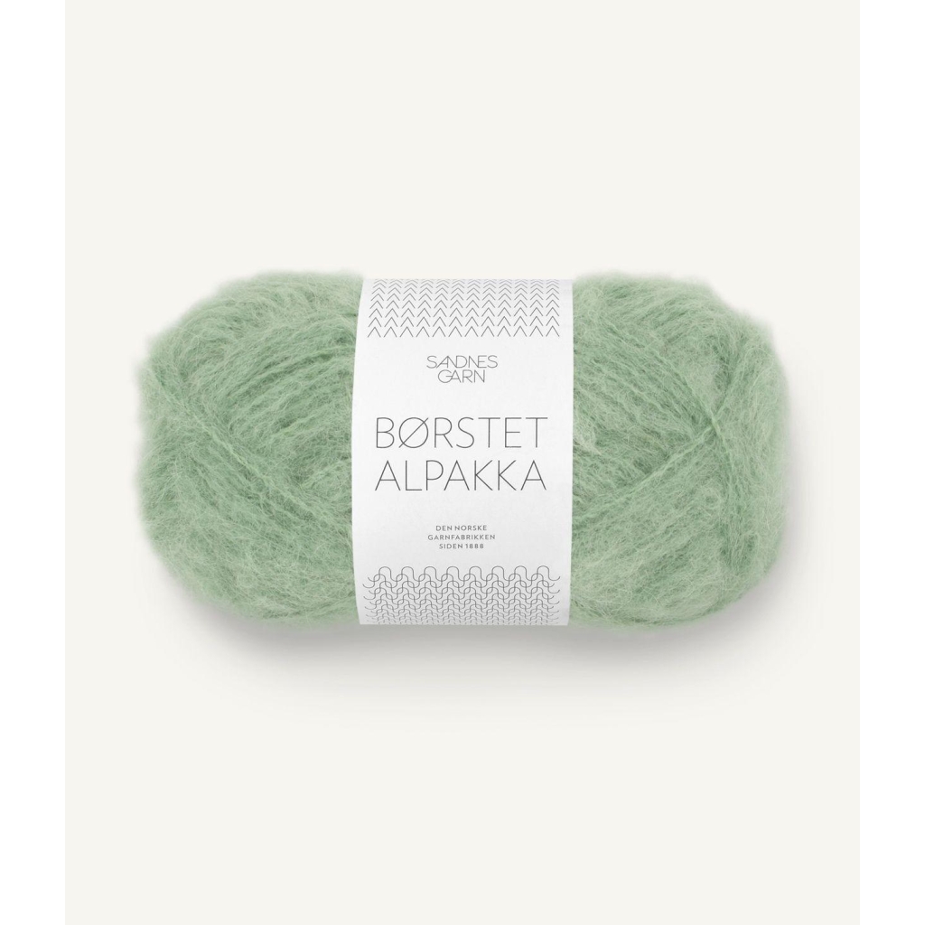8532 Børstet Alpakka pistasj is