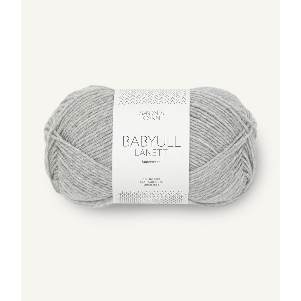 1022 Babyull Lanett Lys Gråmel