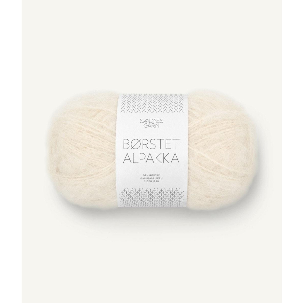 1012 Børstet Alpakka Natur