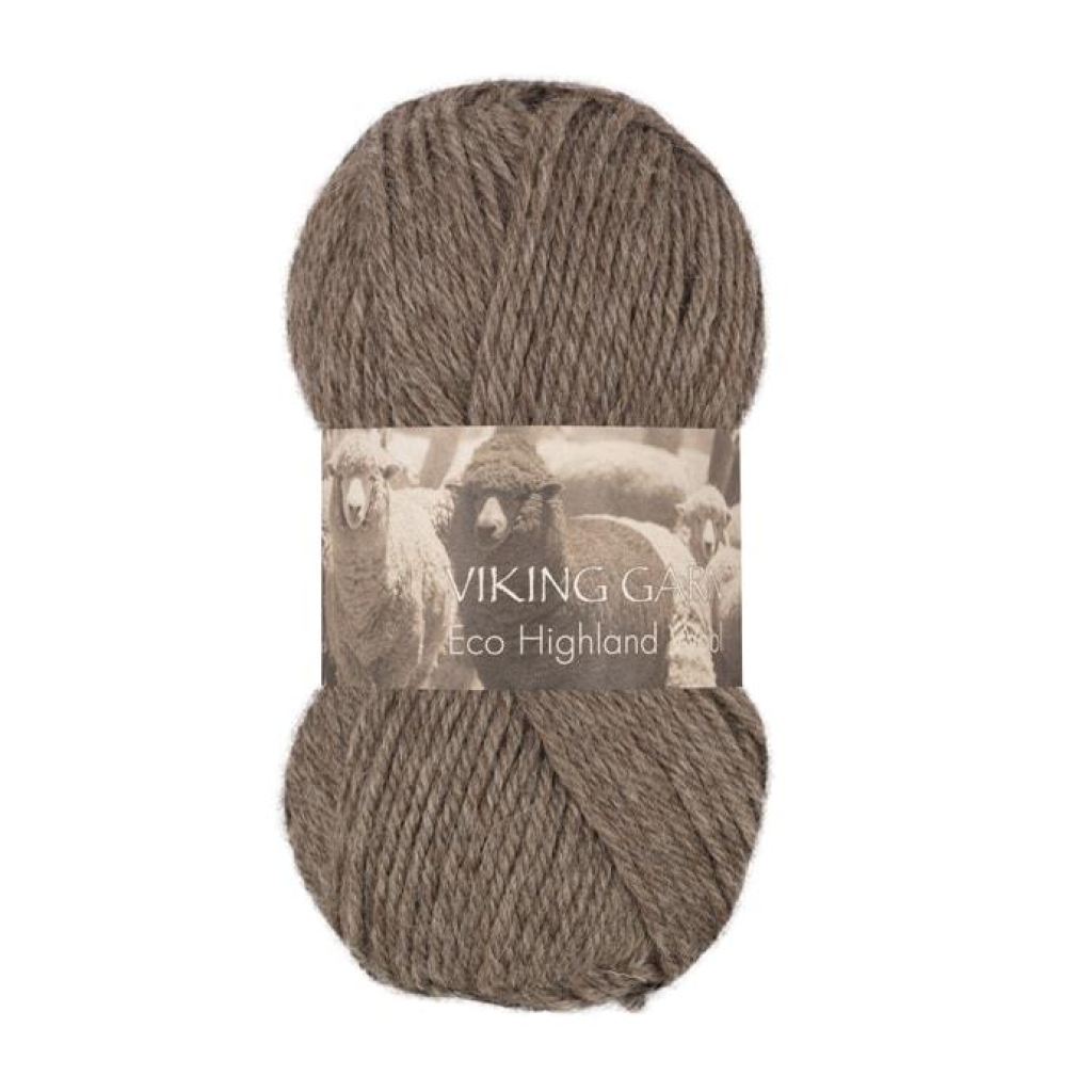 ECO HIGHLAND WOOL Brun - 208