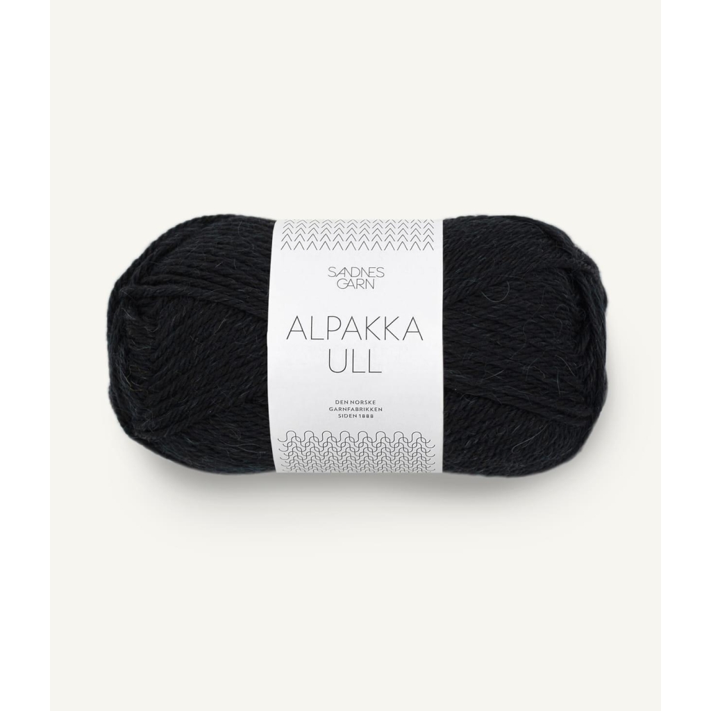 1099 Alpakka Ull Sort