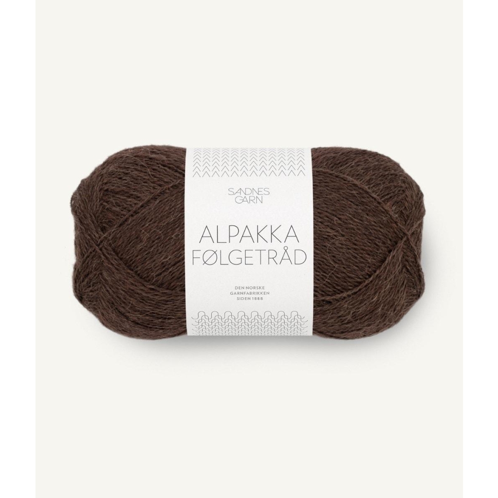3091 Alpakka Følgetråd Cacao Nibs