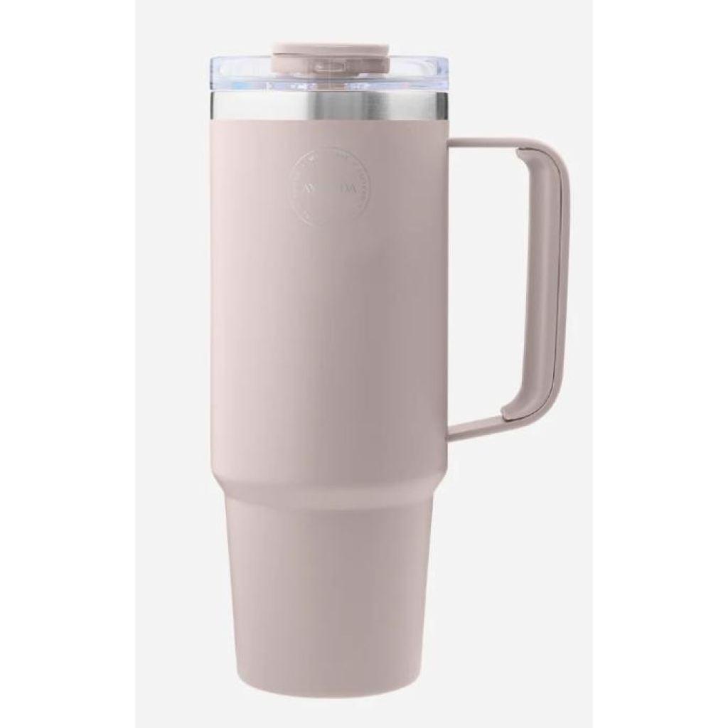 AYA & IDA Termokopp m sugerør 885 ML Soft rose