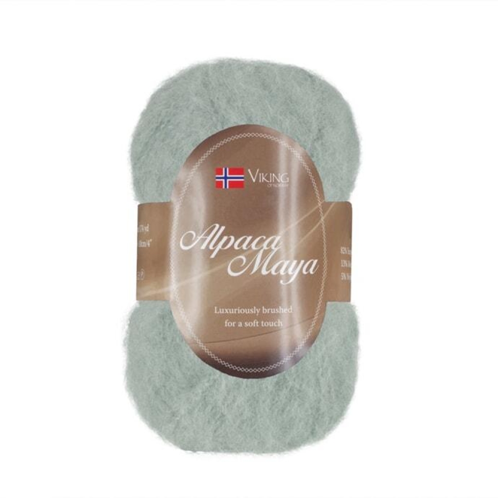 ALPACA MAYA Støvet lys grønn - 734