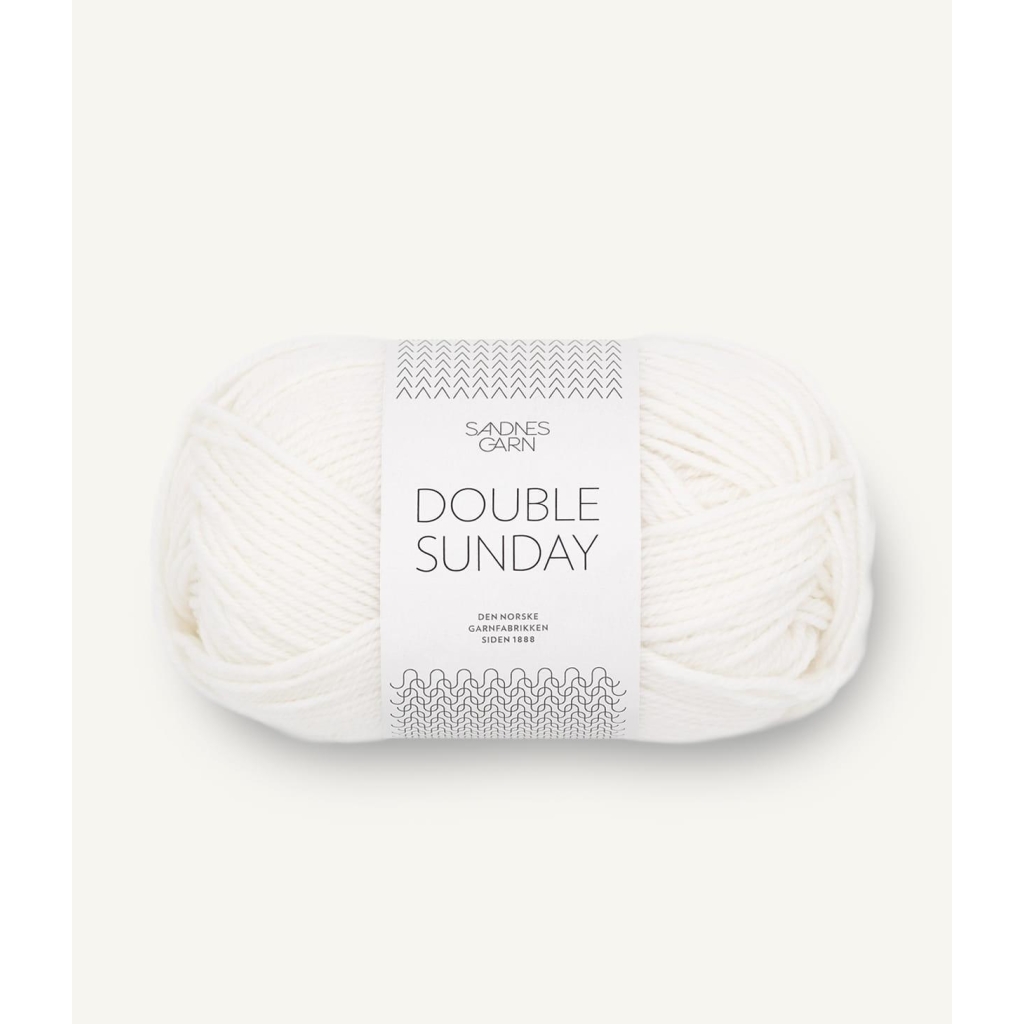 1001 Double Sunday Hvit