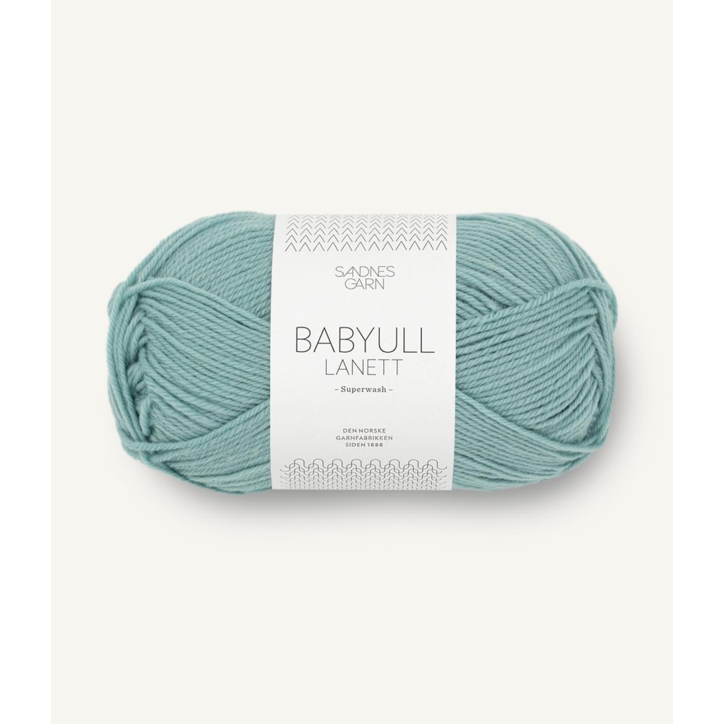 6841 Babyull Lanett Støvet Aqua