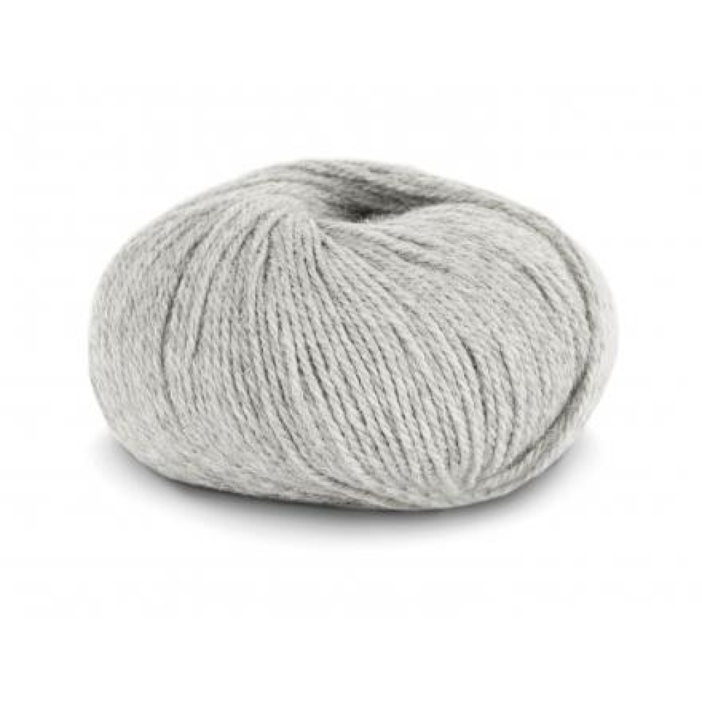 Alpakka Forte - Lys grå melert