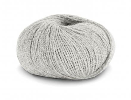Alpakka Forte - Lys grå melert