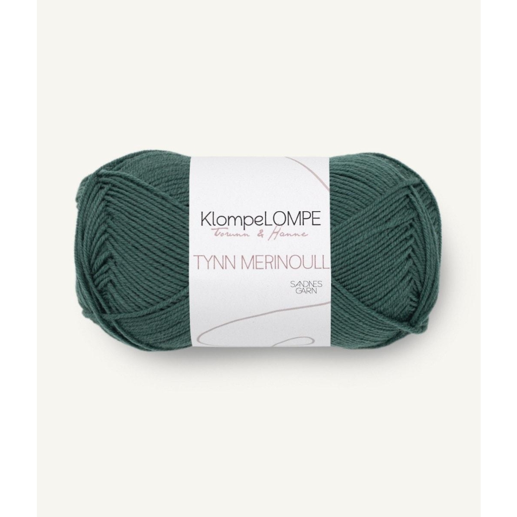 7271 KL Tynn Merinoull Sjøsmaragd