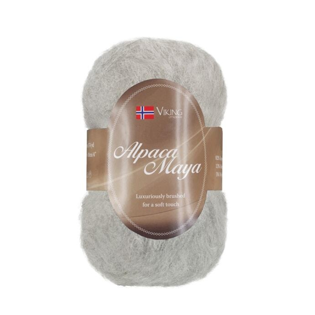 ALPACA MAYA Lys grå - 713